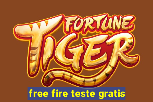 free fire teste gratis